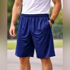 Men's Navy Blue Athletic Shorts CT/MMZ-1800NV
NWT